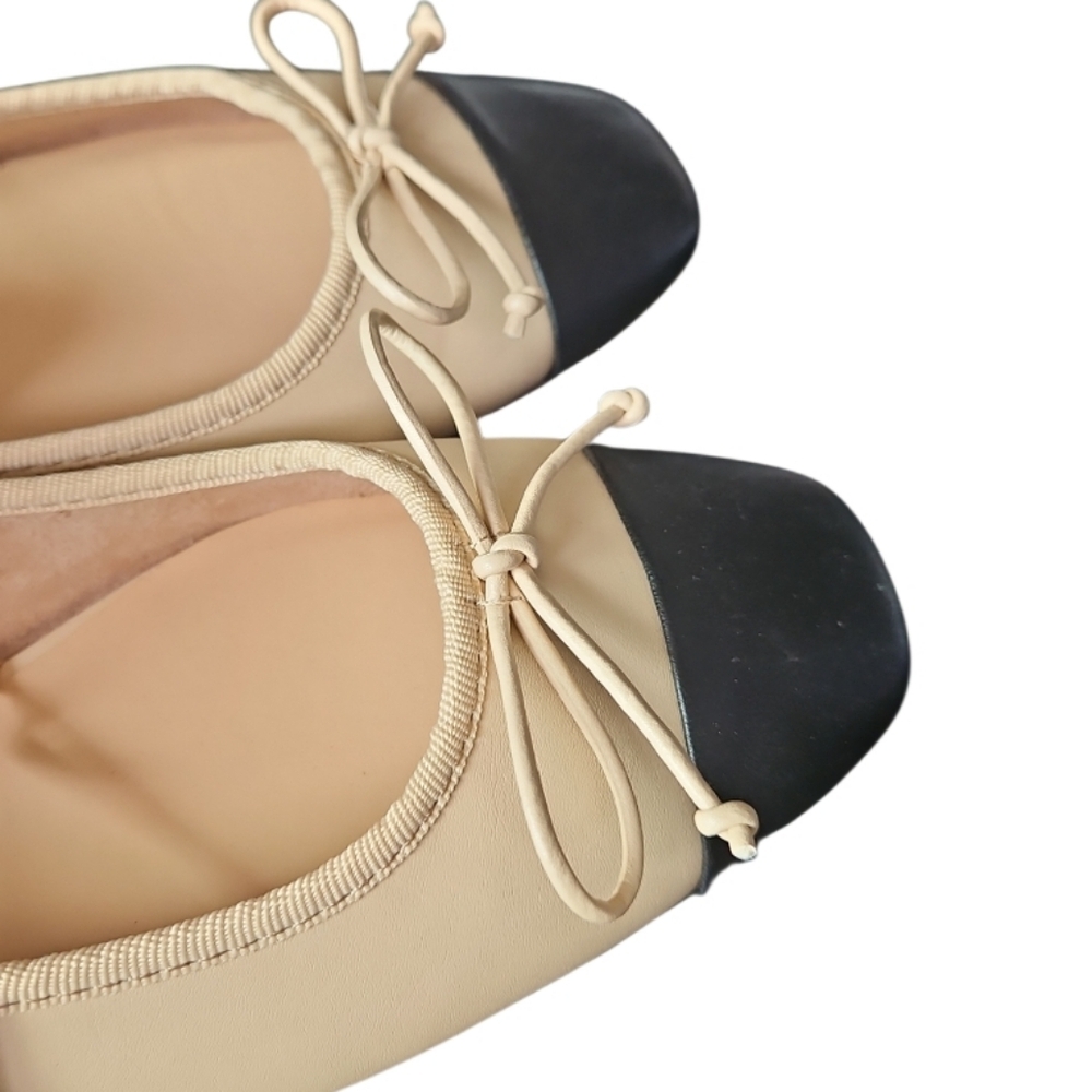 NEW! ANN TAYLOR LOFT Soft Cap Toe Ballet Flats 8.5. - Picture 3 of 7